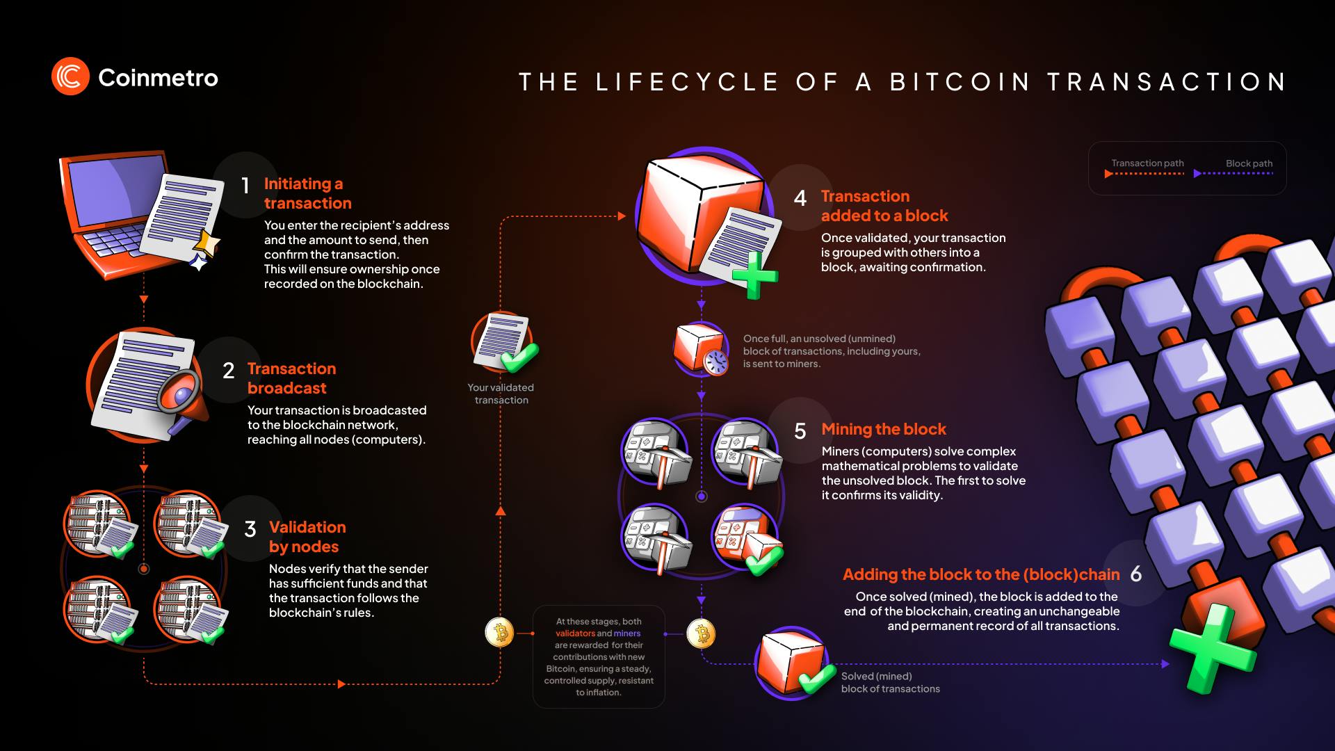 What Happens in a Bitcoin Transaction? A Step-by-Step Guide