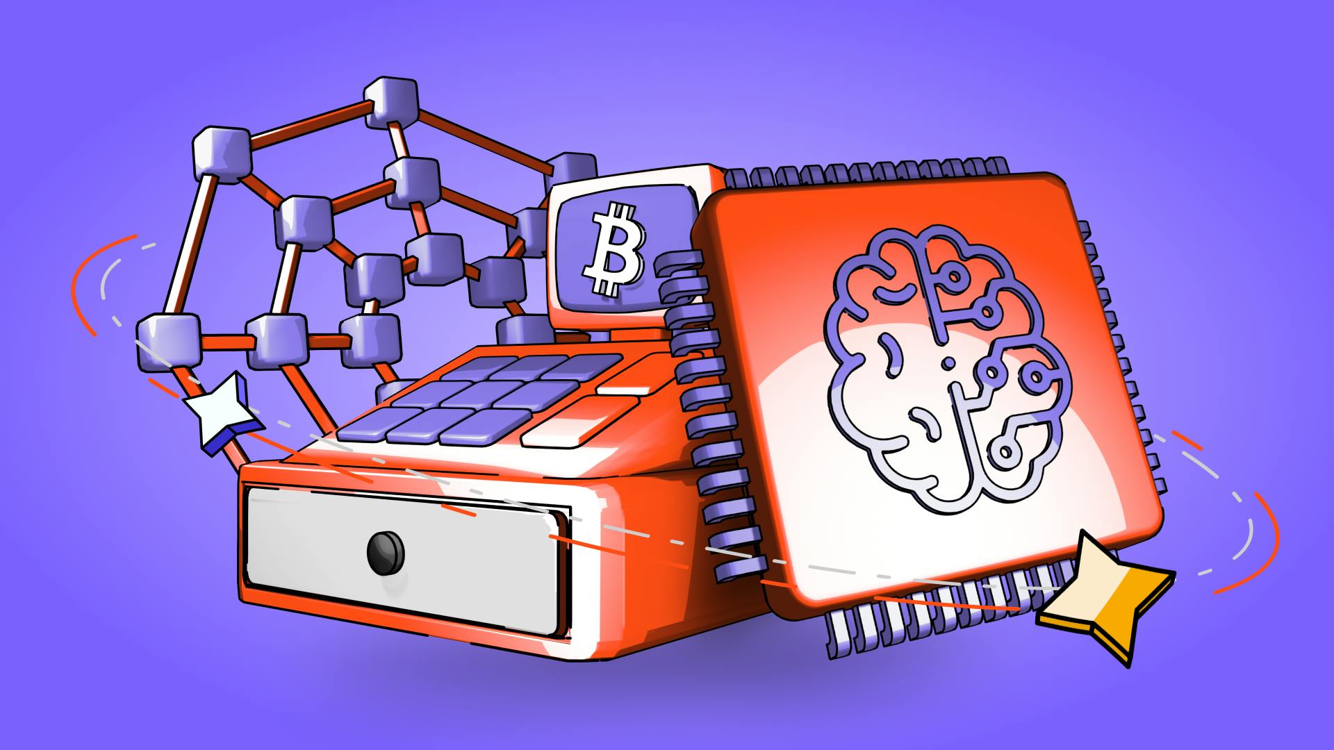 A decentralized AI marketplace ecosystem powered by blockchain, enabling secure AI model trading and tokenized AI services.