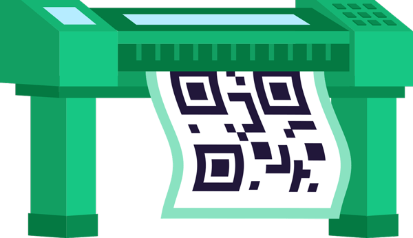 QR-code printing