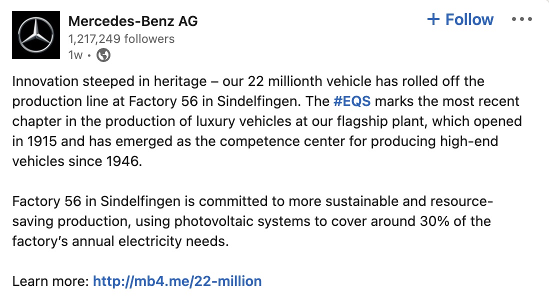 Mercedes-Benz branded link