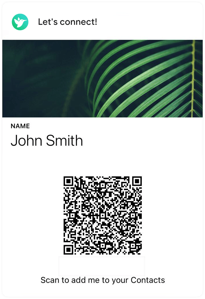 Digital business card