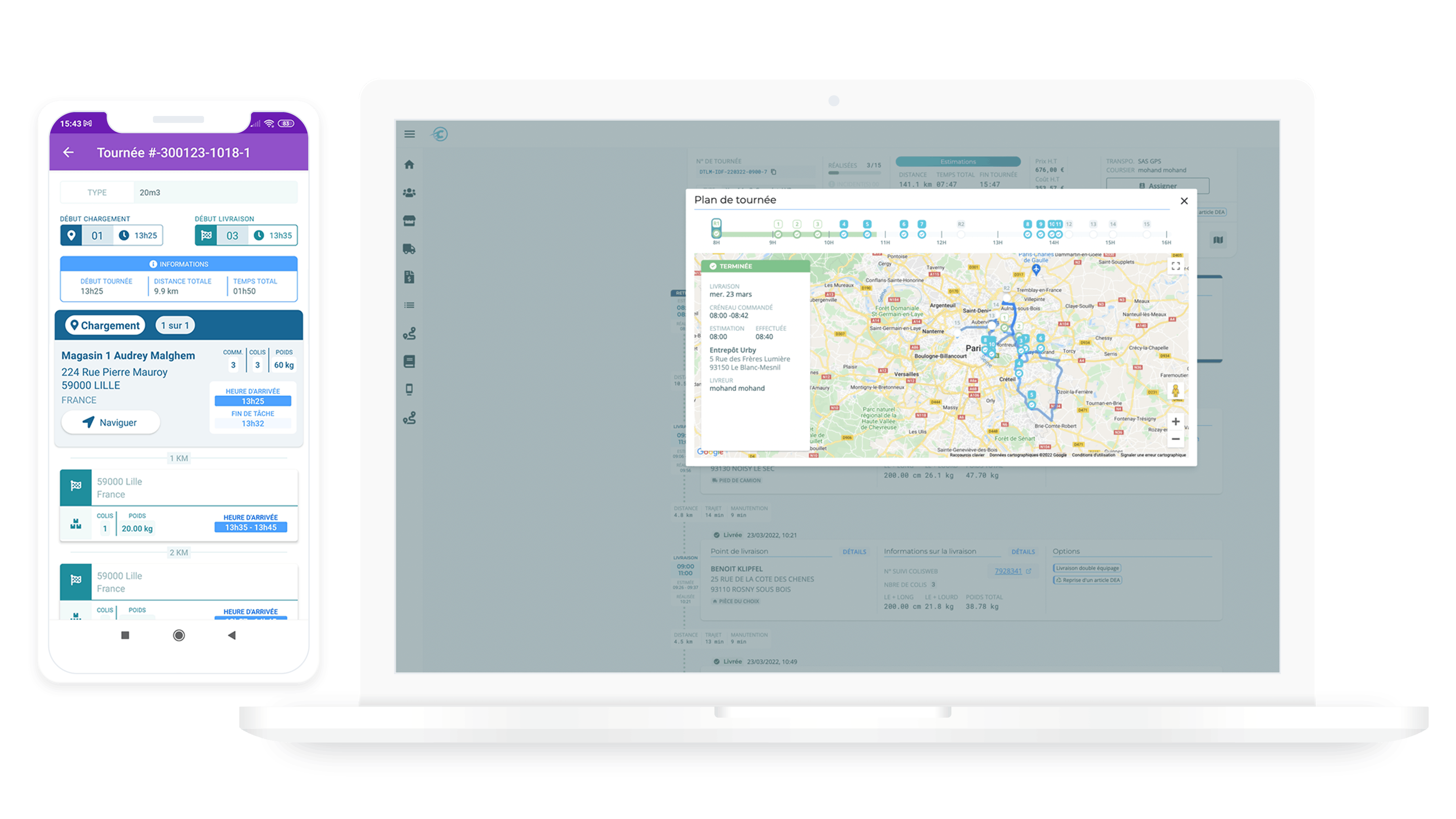 Interface de votre Back-office