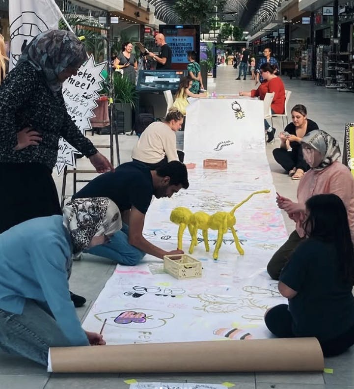 Meters maken in Winkelcentrum Presikhaaf