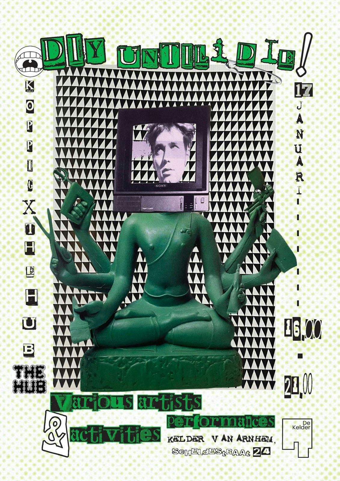 Poster for the expo DIY till i Die