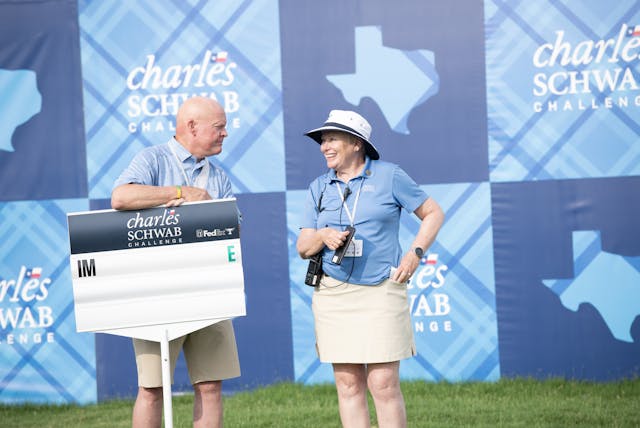Volunteers Man and Woman
