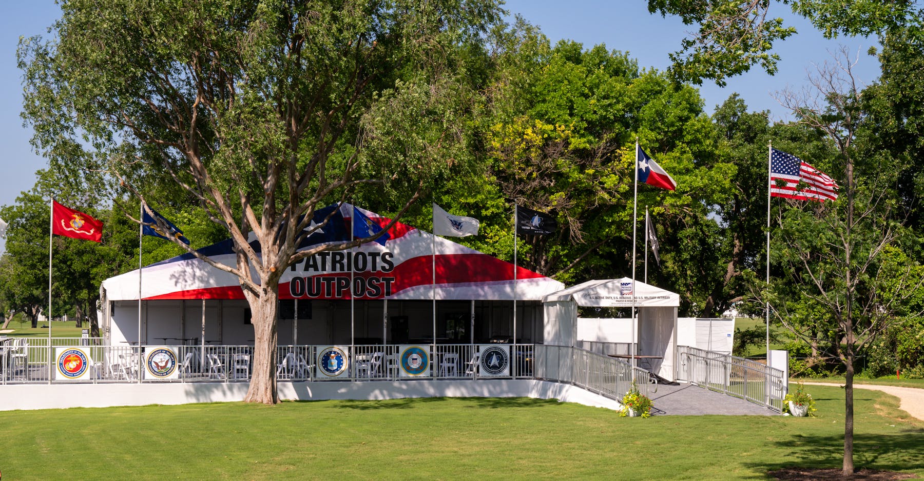 Patriot Outpost tent