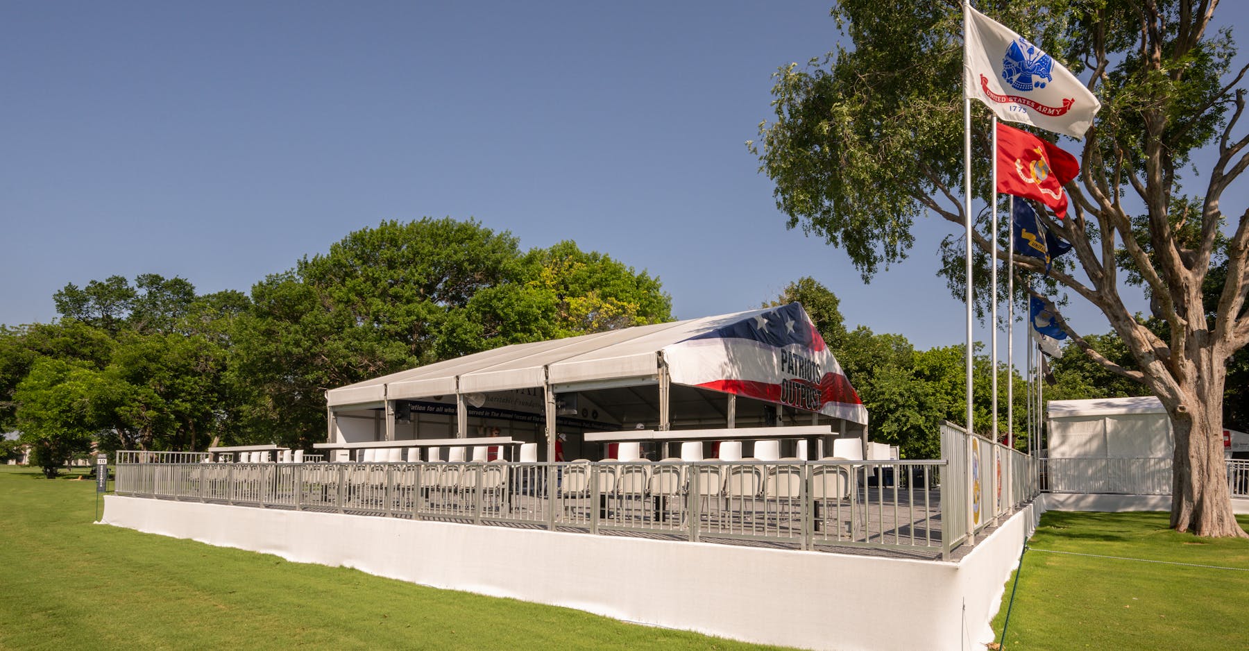 Patriot Outpost tent