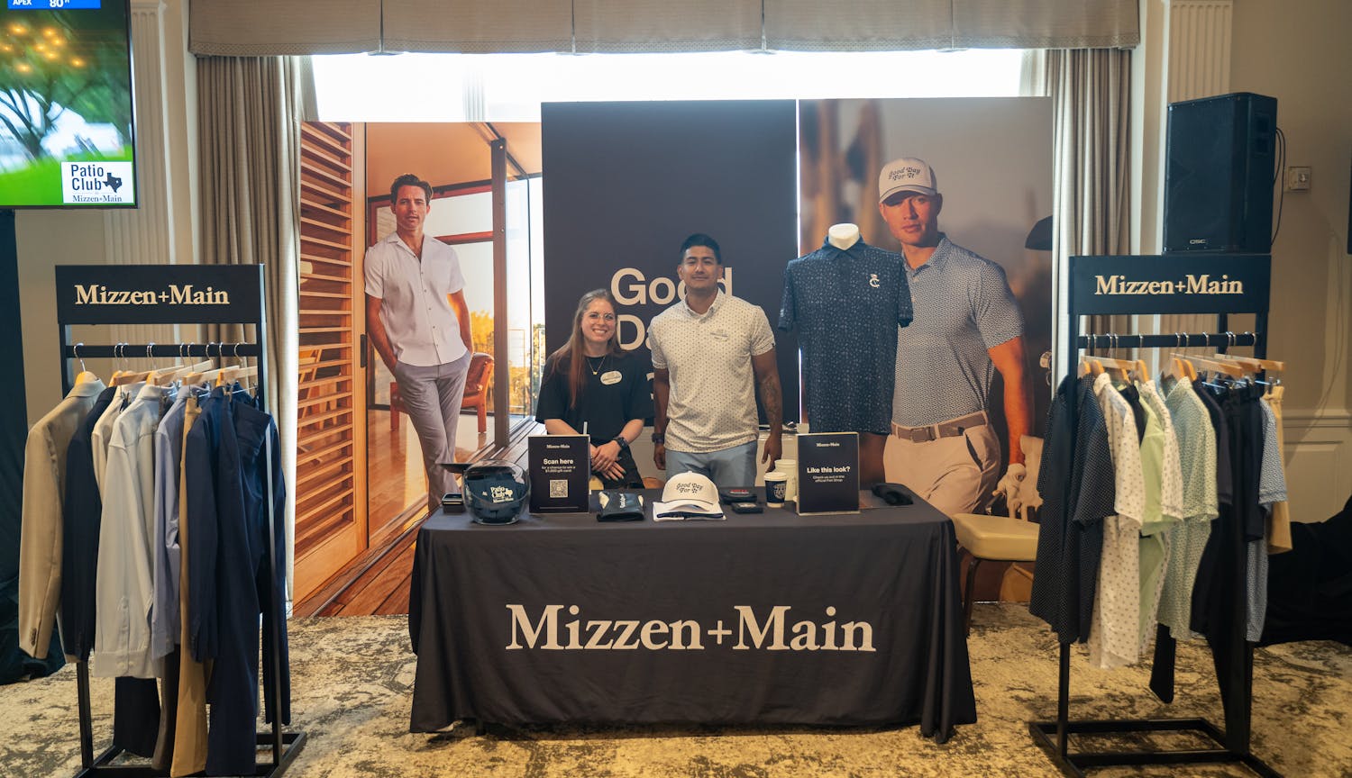 Mizzen main booth with people