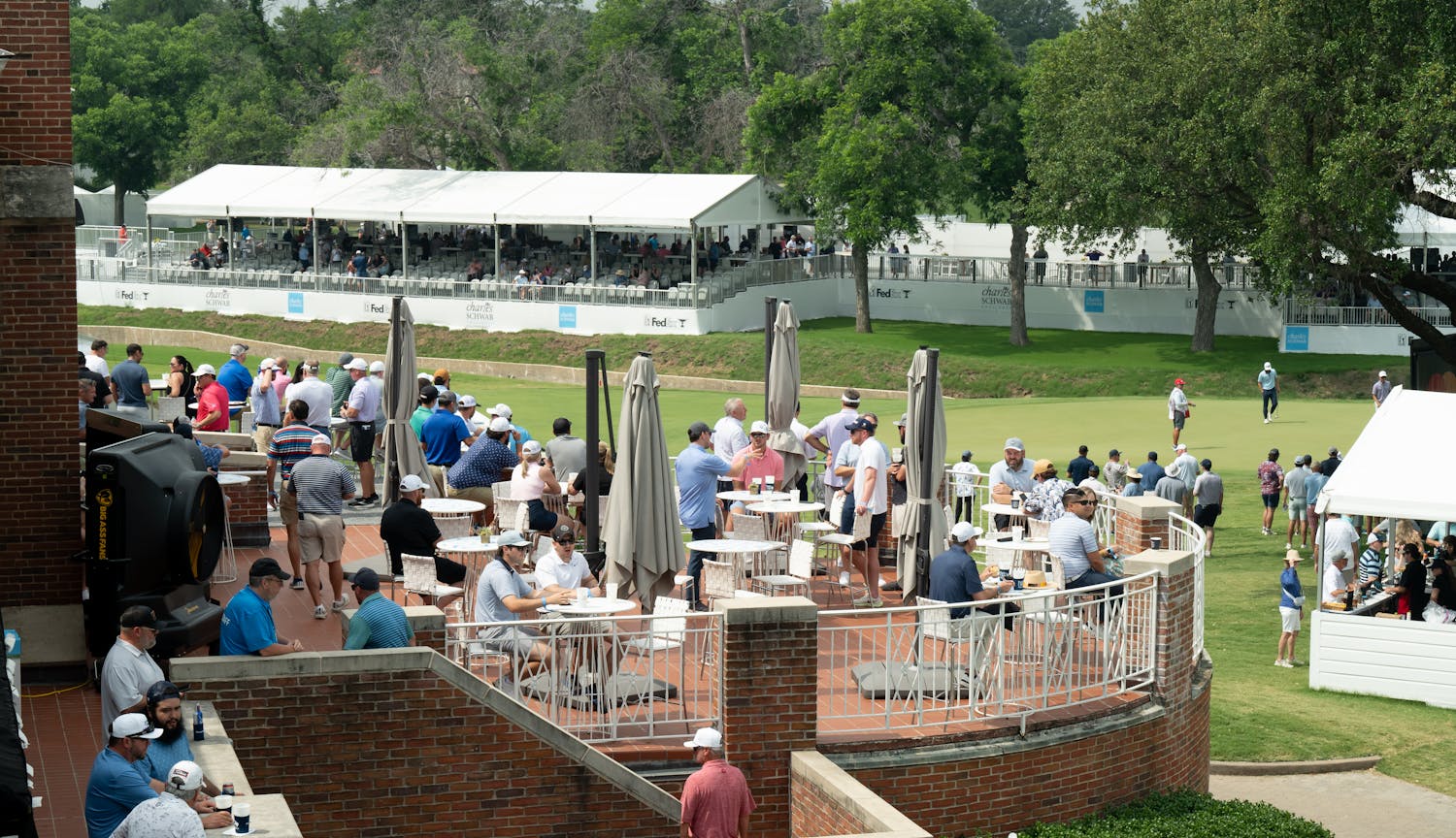 People on patio