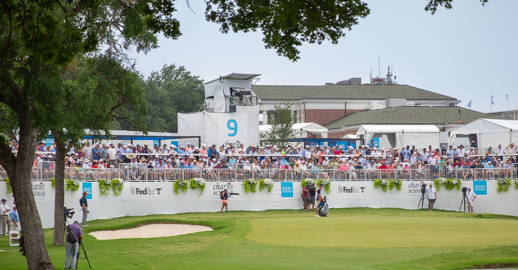 View of Hole with Fans