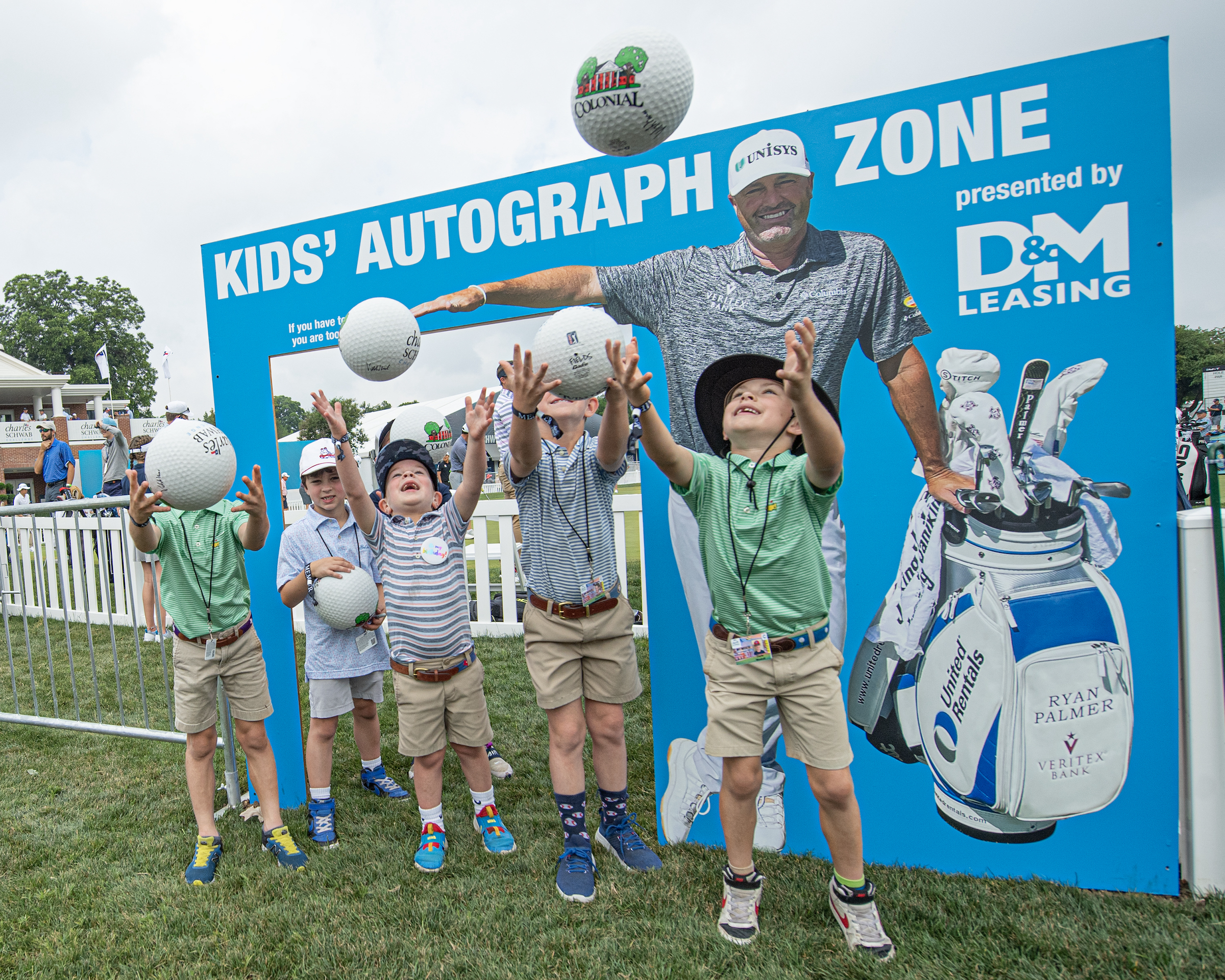 Kids at D&M Autograph Zone
