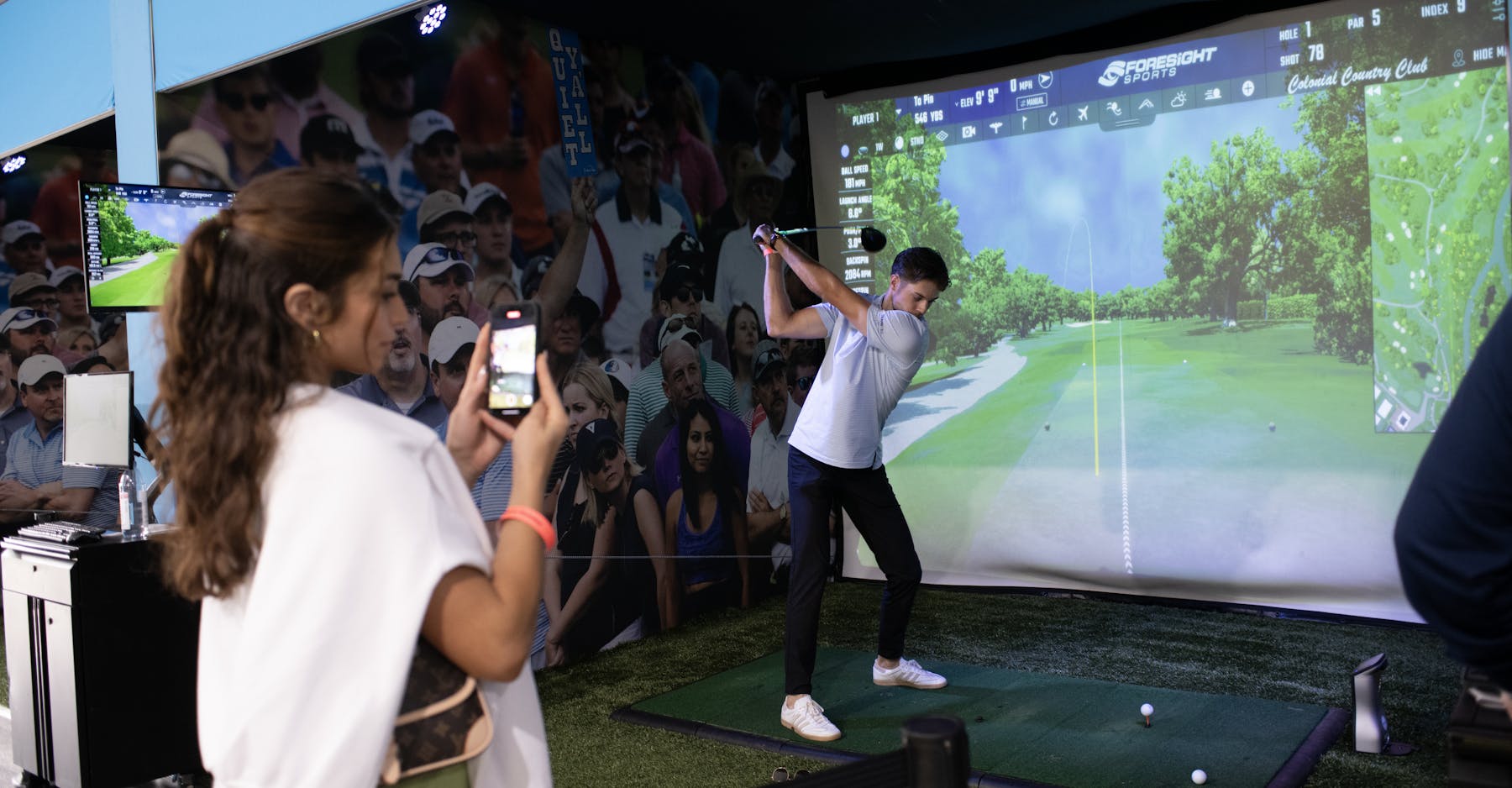 Golf Simulator two people