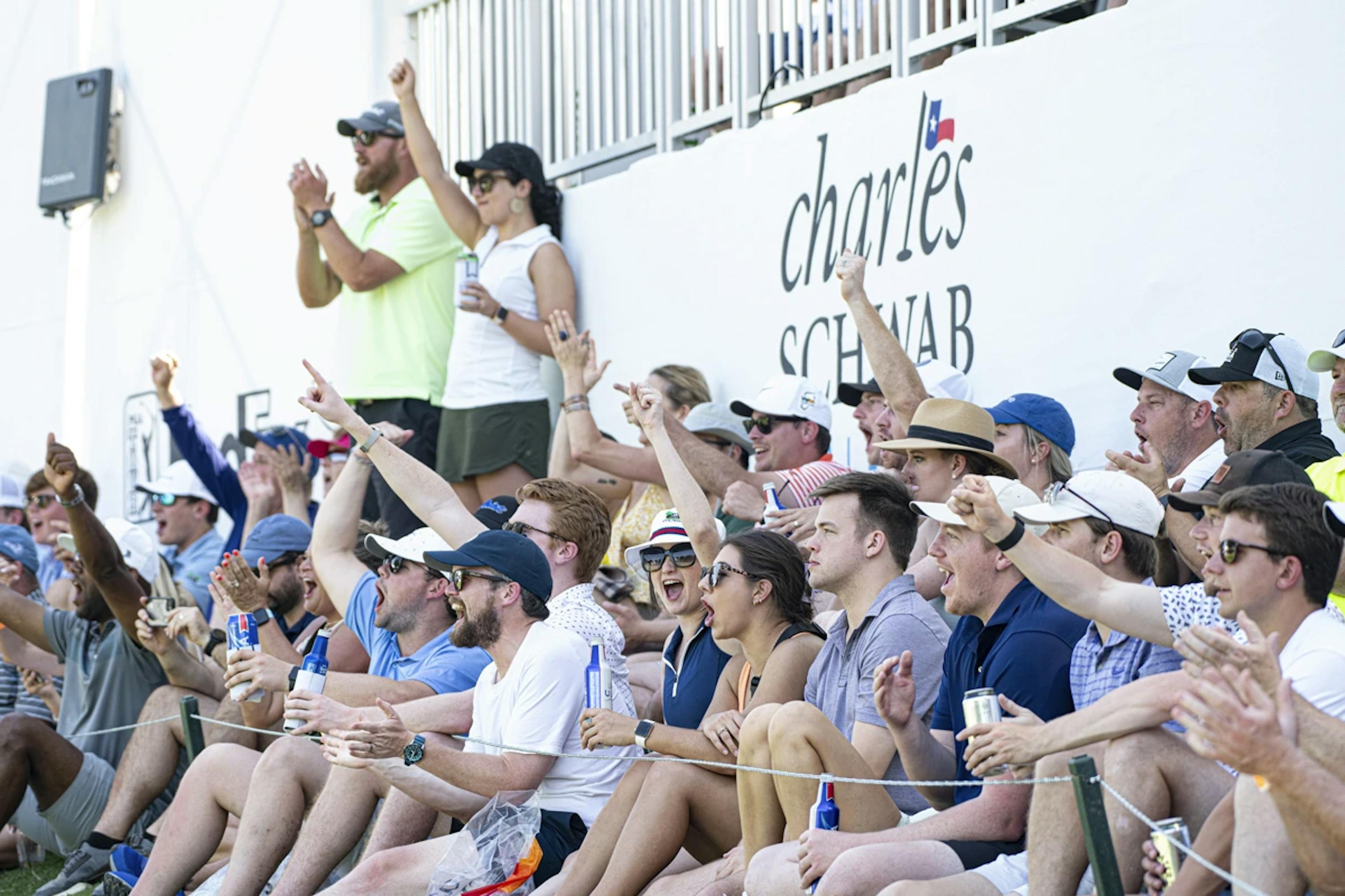 Fans cheering