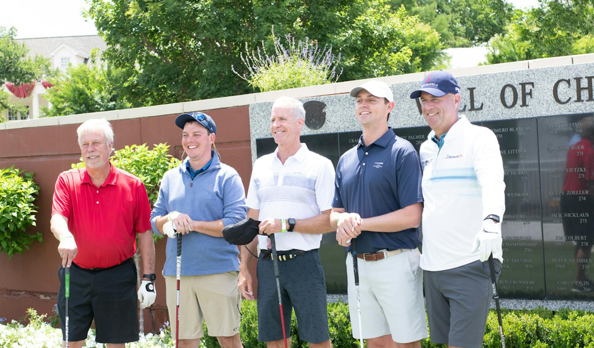 5 Golfers at Pro-Am