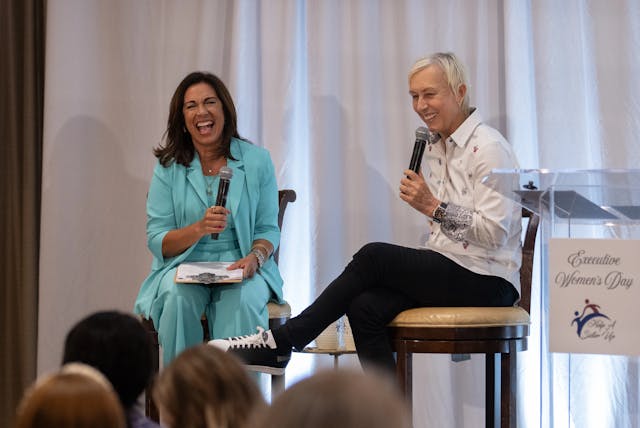 Two Women at Executive Women's Day