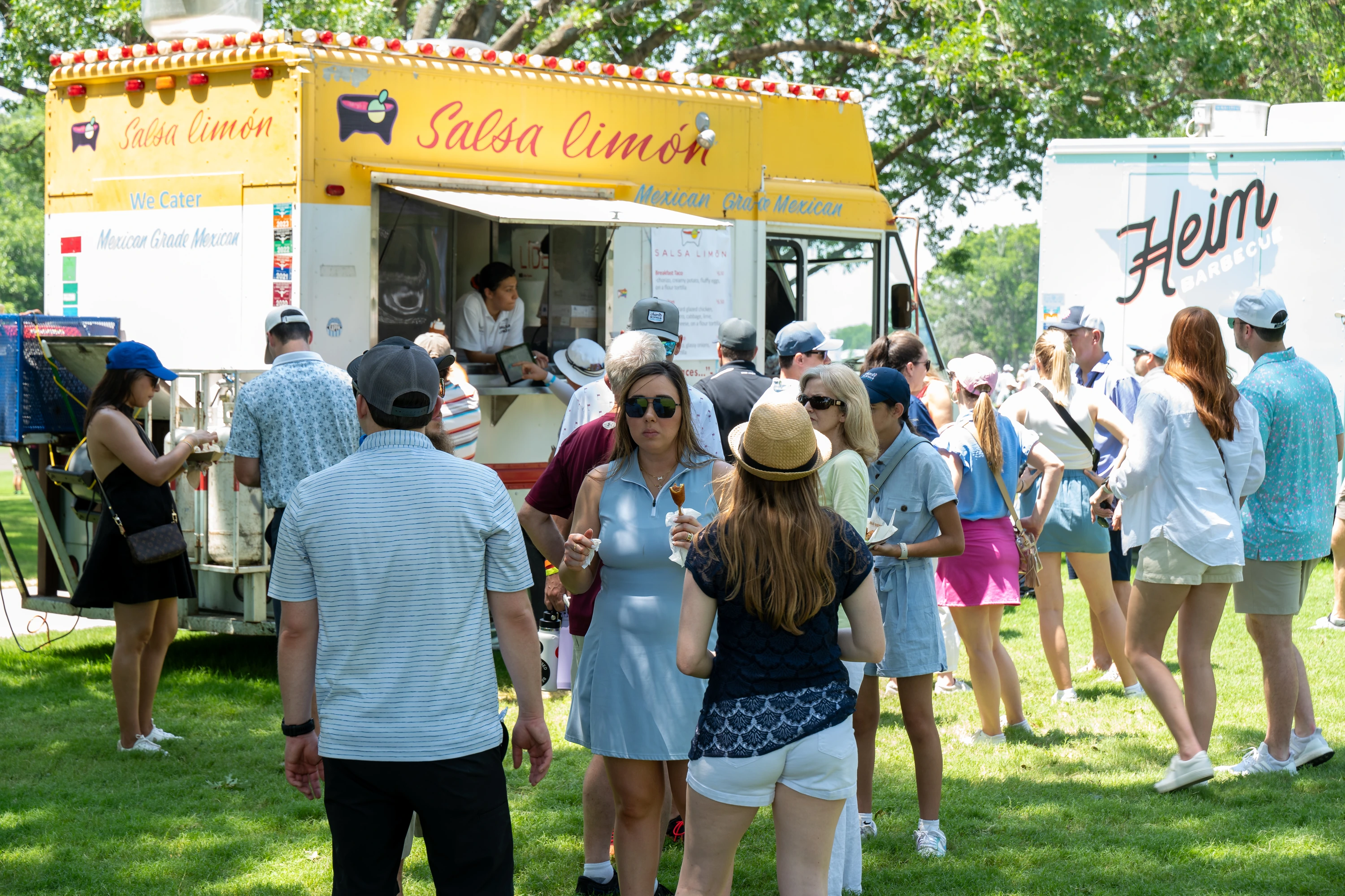 fletchers food truck and people