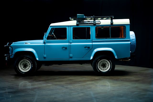 2025 Prize Car Defender Side View