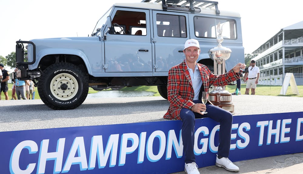 Ben Griffin with Trophy