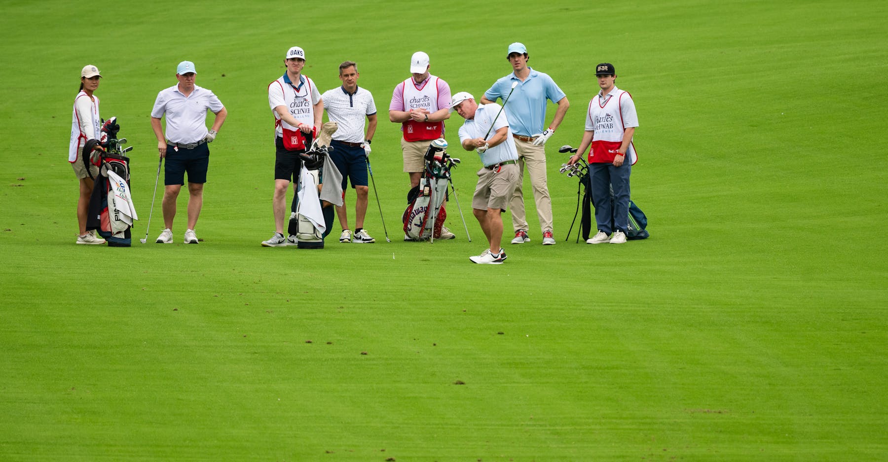 2026 Pro-Am Player Teeing Off