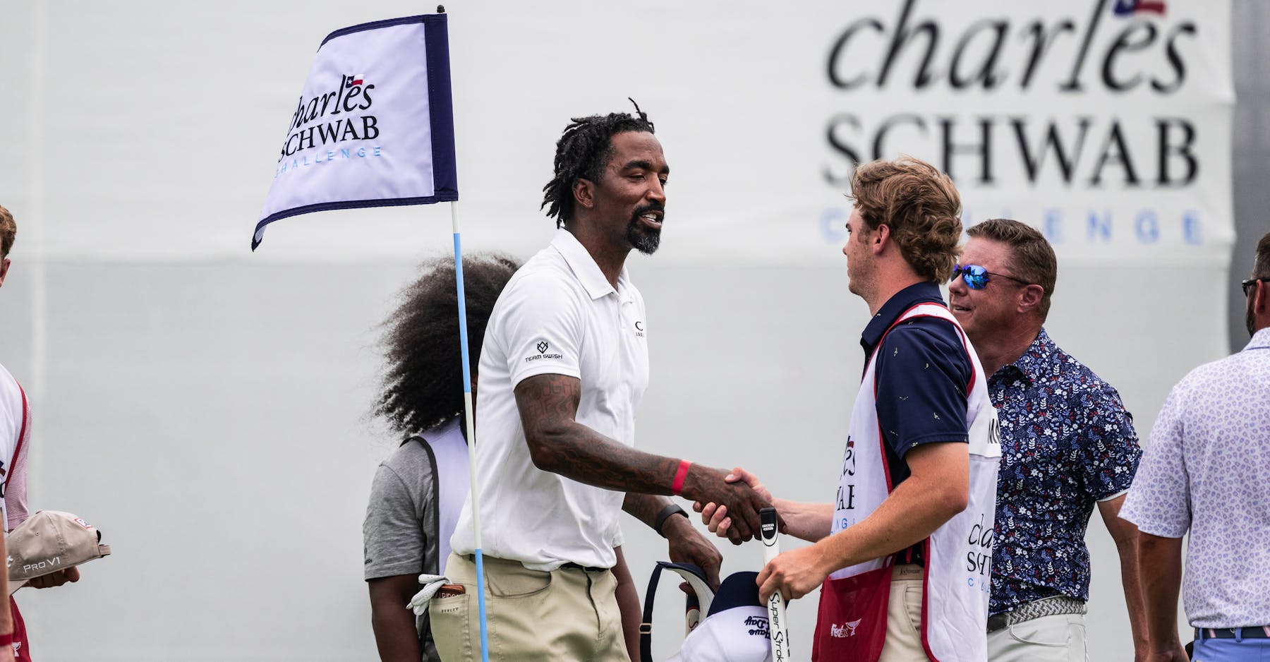 2026 Colonial Pro-Am Players Shaking Hands