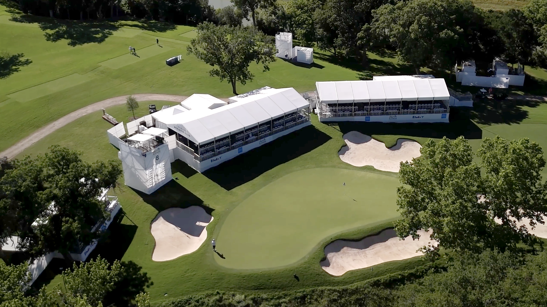 Aerial shot of Villages