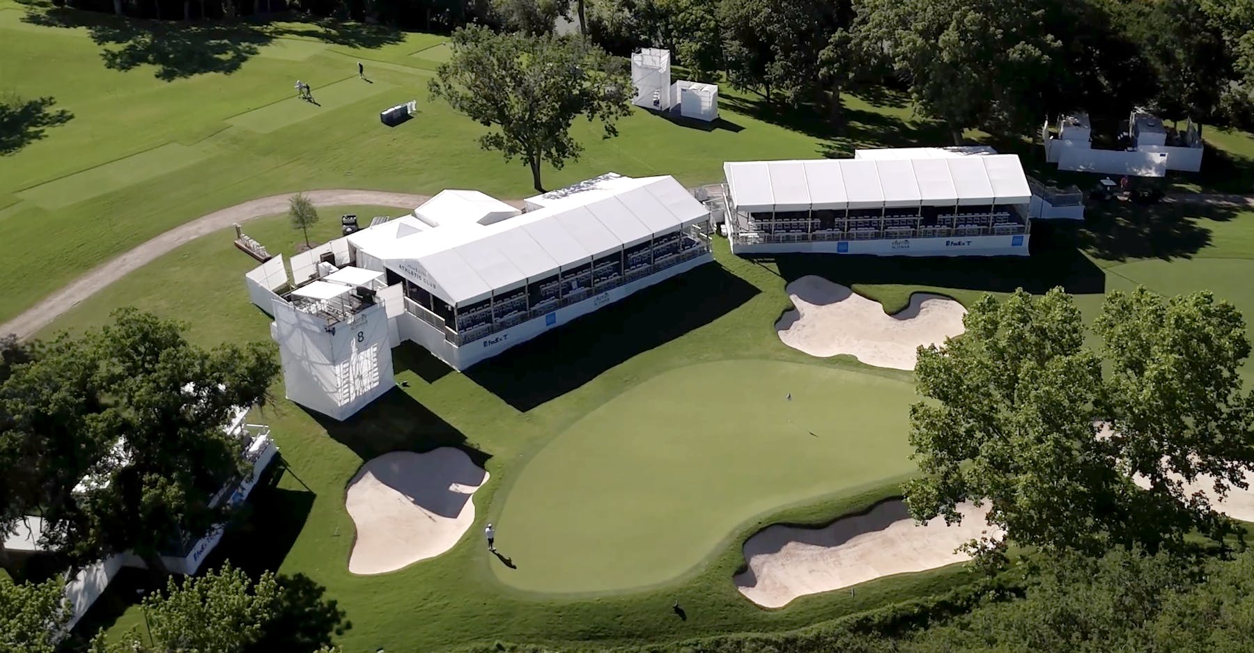 Aerial shot of Villages