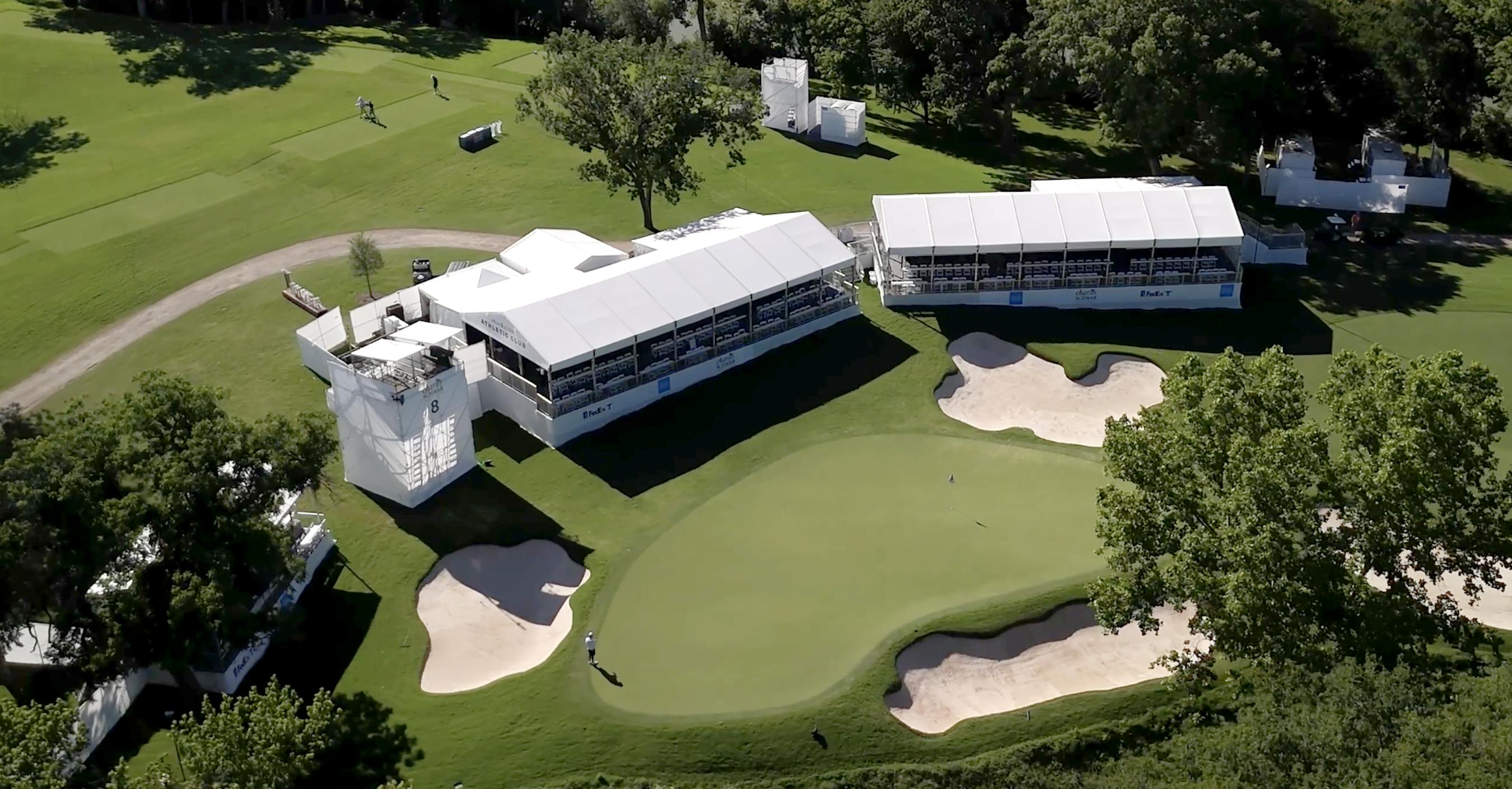 Aerial shot of Villages