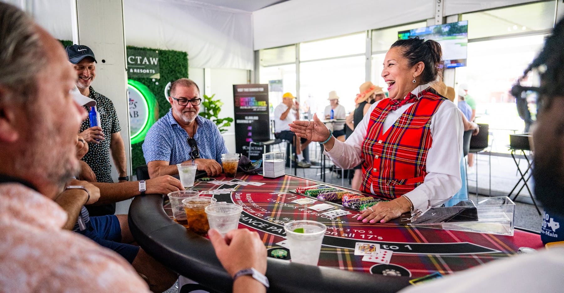 Choctaw Club Blackjack Table