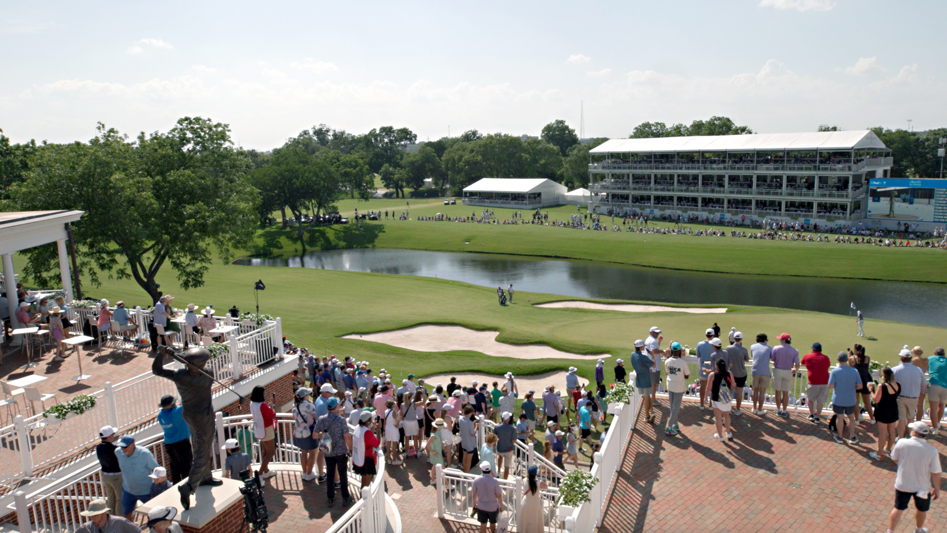 Hawk's Club Hole 18 View