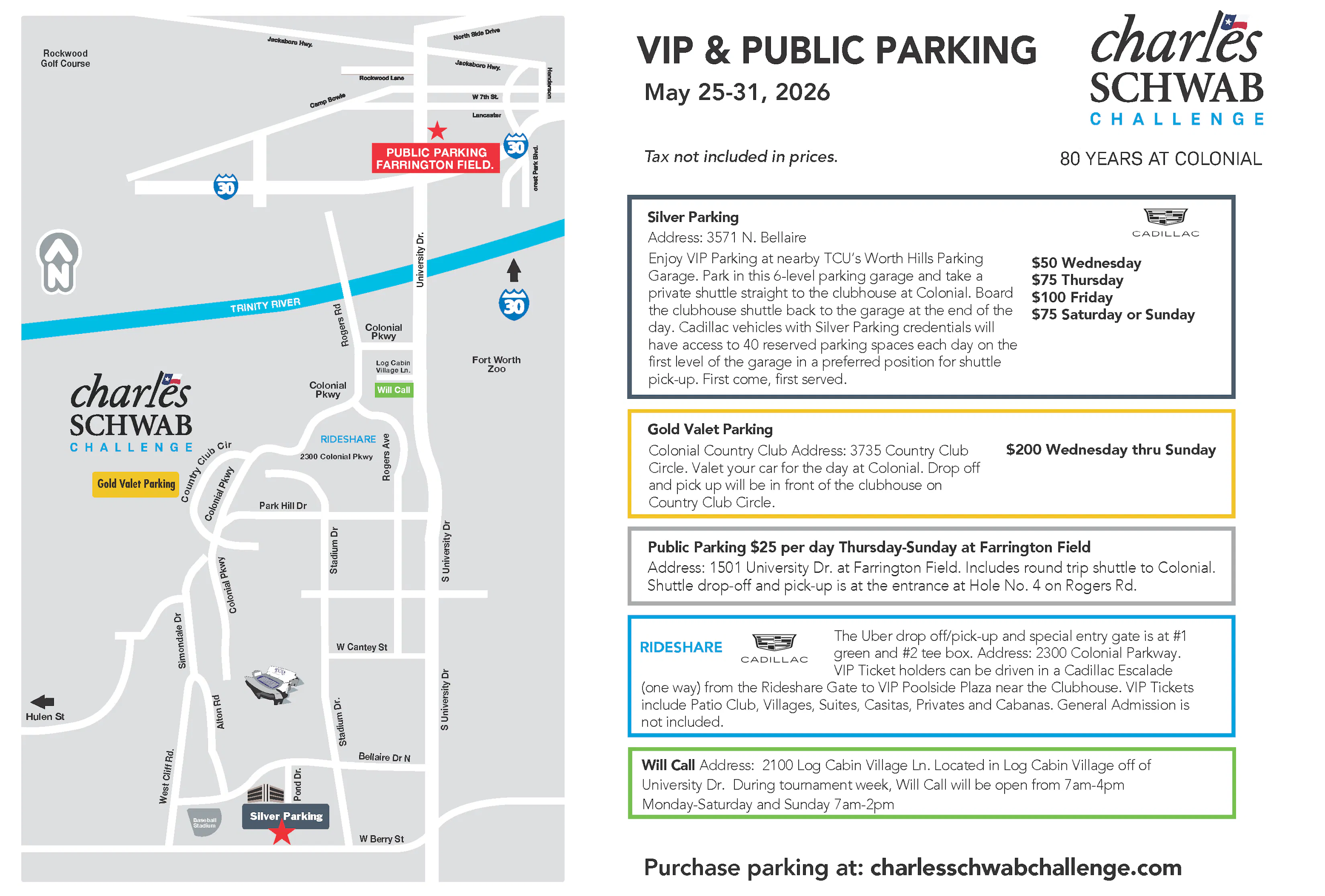 2026 Parking Map