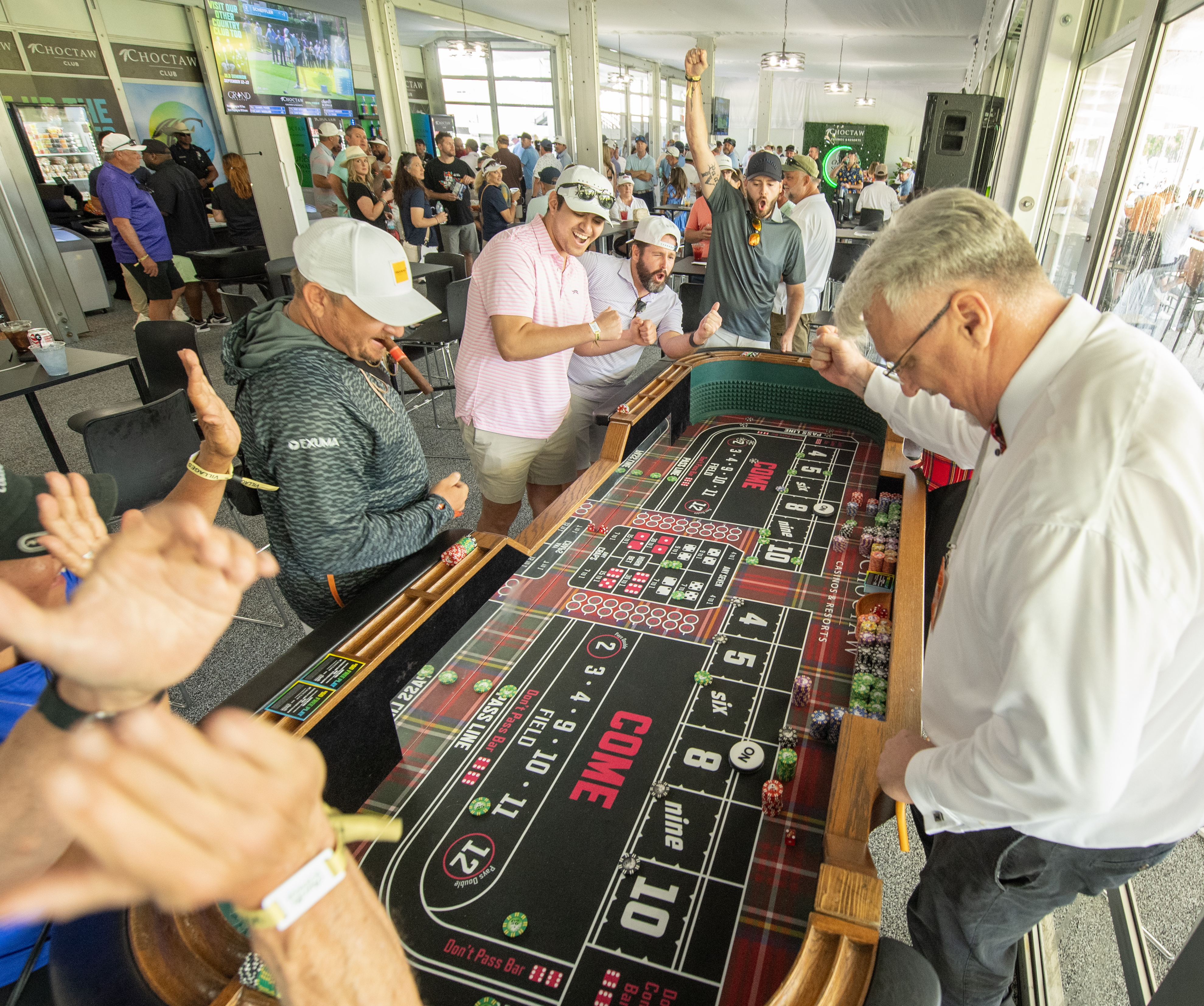 People in Choctaw Club