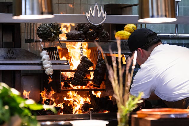Chef Cooking in Hawks Landing