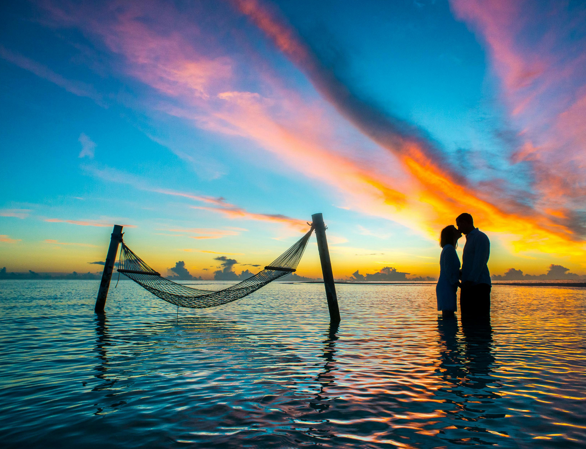 Man and Woman in water