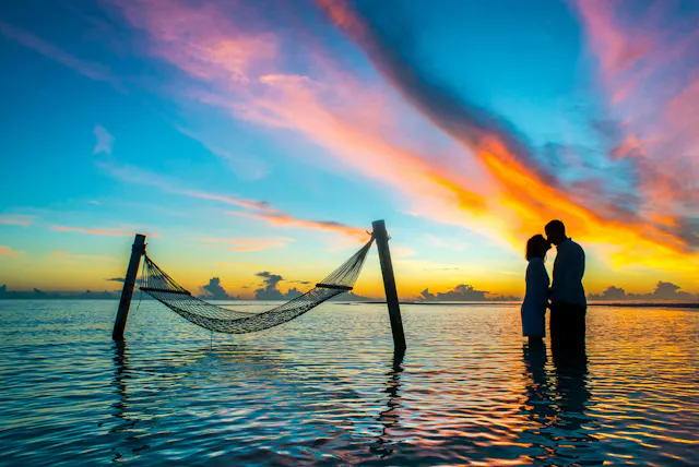 Man and Woman in water