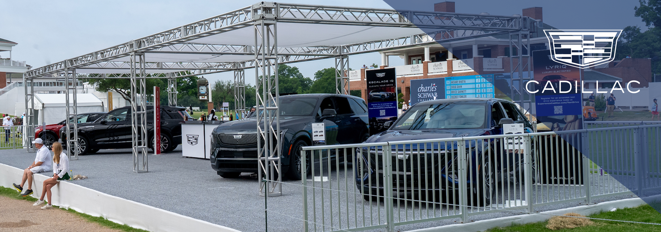 Cadillac Vehicles on Viewing Decks