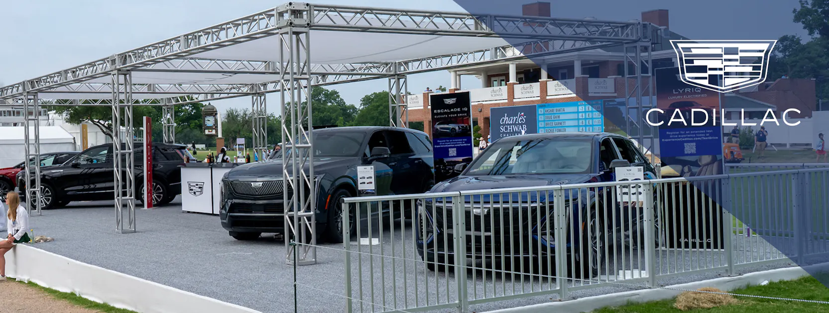 Cadillac Vehicles on Viewing Decks