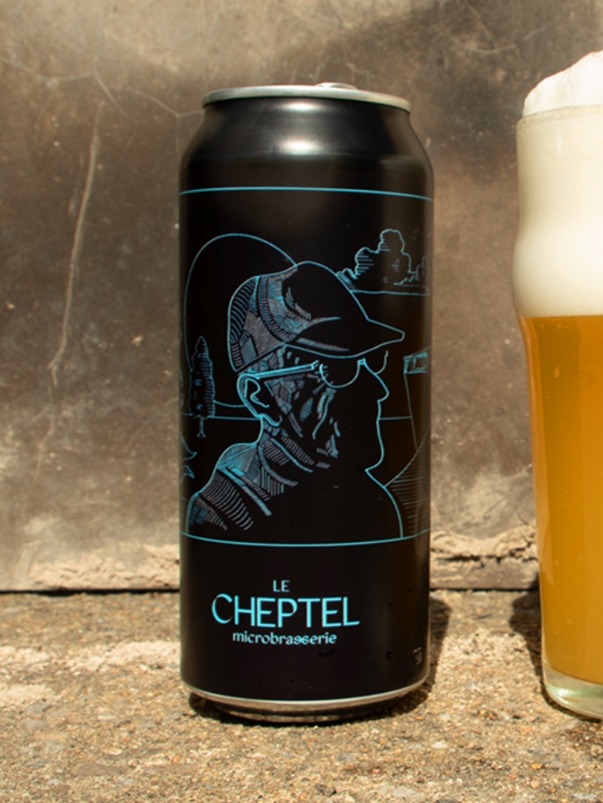 Canette de bière Cession de la microbrasserie Le Cheptel