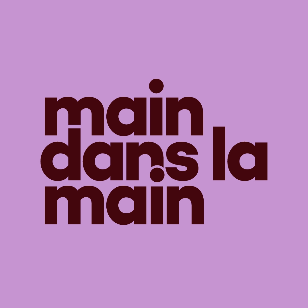 Logo Main dans la main - Mauve