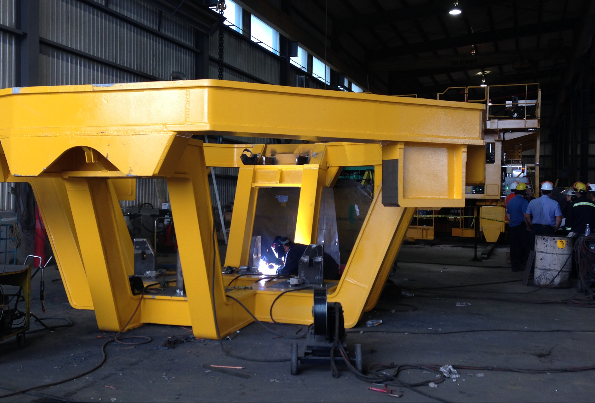 Photo d'une grande pièce produite chez Aciers Richelieu Usinage St-Laurent