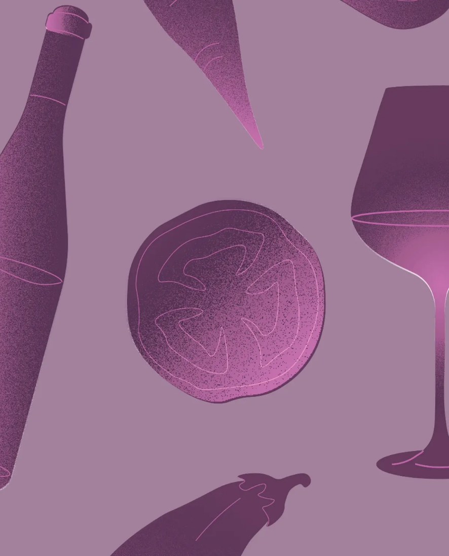 Éléments graphiques provenant de l'image de marque du restaurant Le Fougasse