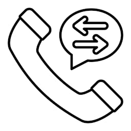 ícone de transferir chamadas disponível no claro fixo