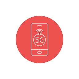 ícone tecnologia 5G disponível na Claro