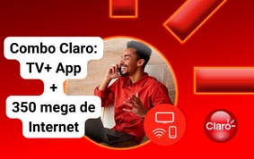Combo Claro- Claro TV App+  350 mega de Internet