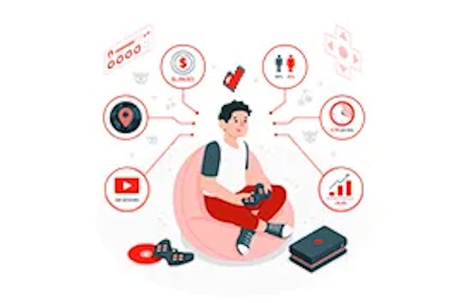 figura de um homem jogando um video game representando a internet de 1 giga