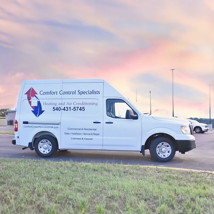 Comfort Control Specialists HVAC truck
