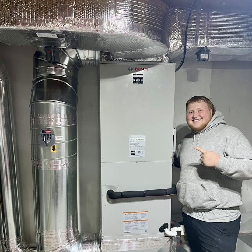 Clean install done by Comfort Control Specialists