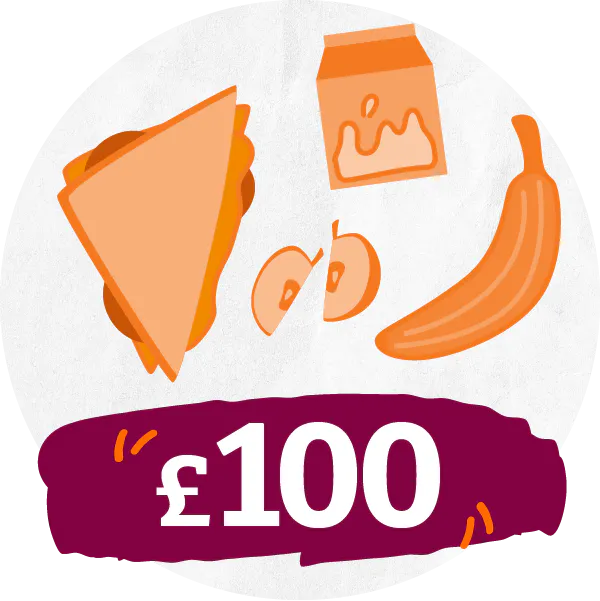 £100 badge.