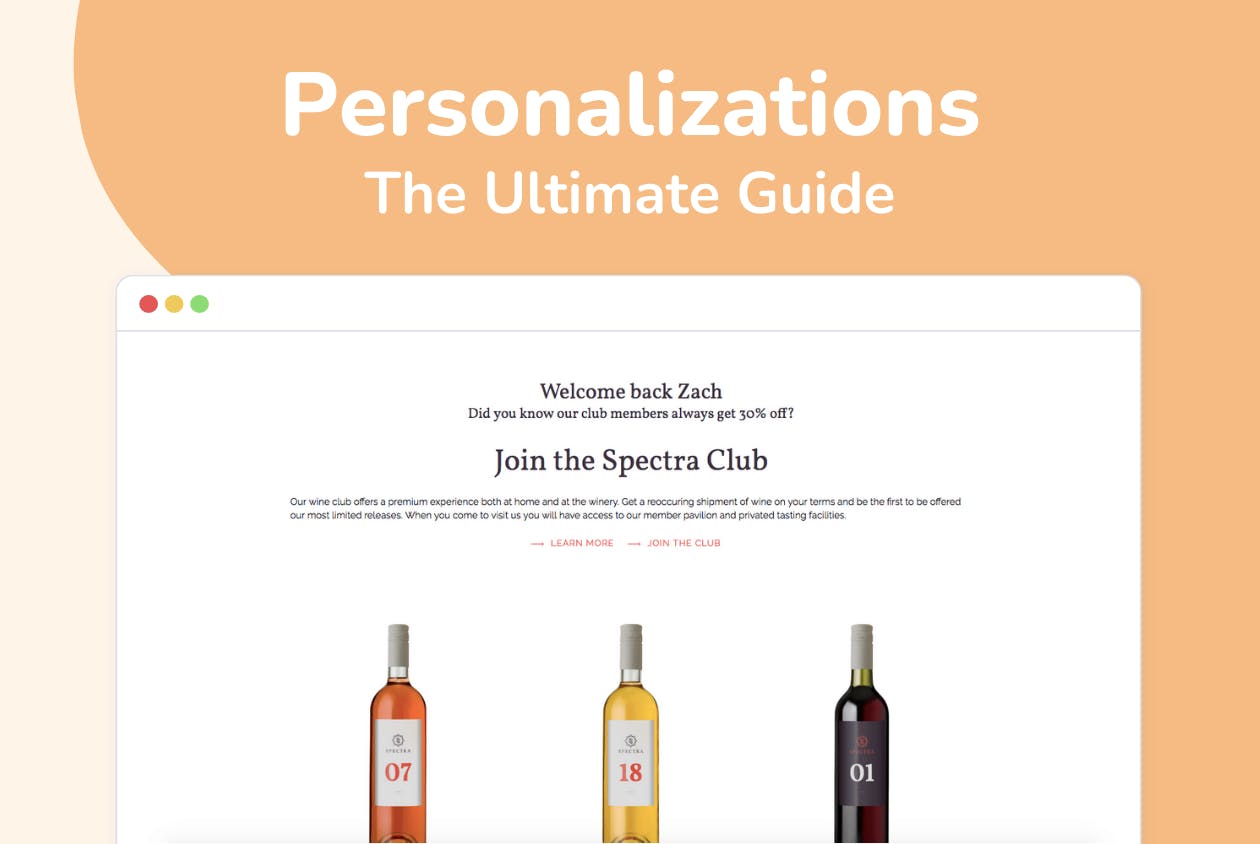 The Ultimate Guide to Personalizations on Commerce7