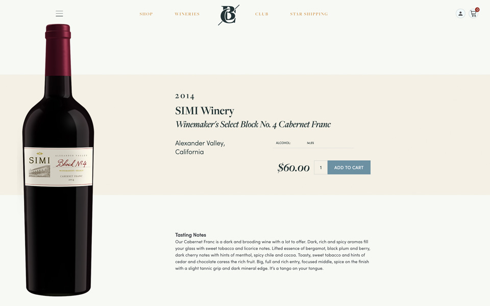 What a High-Converting Wine Product Page Looks Like