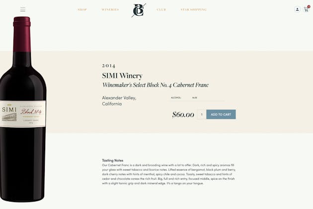 What a High-Converting Wine Product Page Looks Like